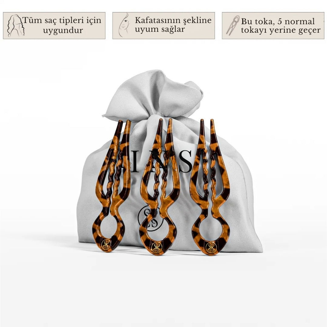 Prestij Saç Tokası - 3'lü Paket
